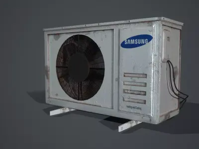 Air Conditioner  Free low-poly 3D model