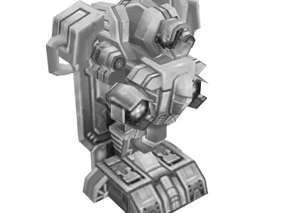 Wall Fortress - Electric Shock 04 3D model