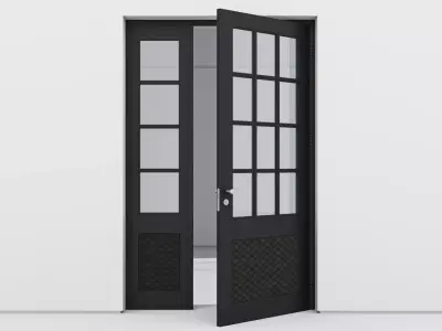 Aluminium door 133 3D model