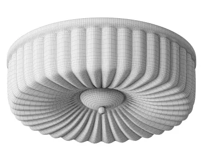 Cream Kranos Ceiling Light 3D model