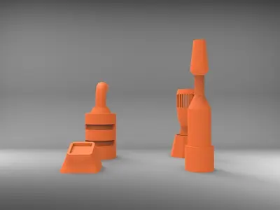 scifi kitbash project 1 3D print model