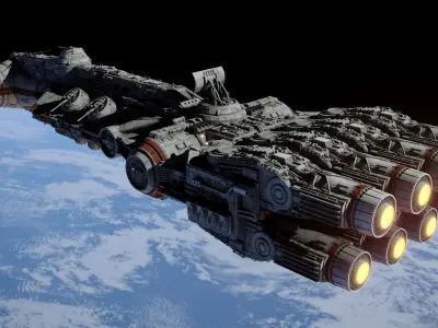 Corvette CR 96  - Star Wars 3D model