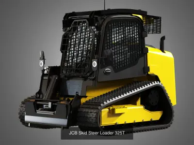 Skid Steer Vehicles 5 in 1 3D Model Pack