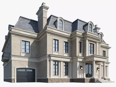 Classic house 3 3D model