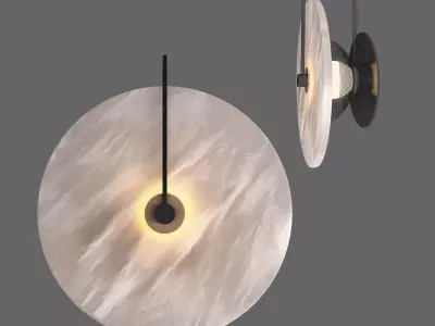 Alabaster Wall Lamp 3D model