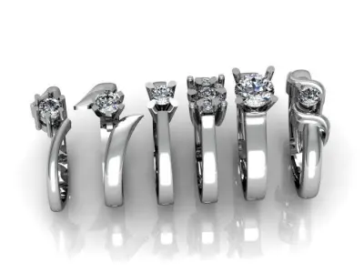 solitir rings 3D print model