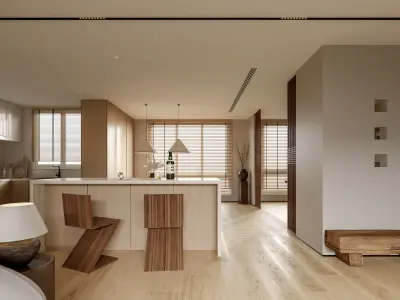 apartment interior scenes        3D model 16