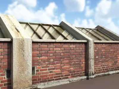 Skylight Window Low-poly 3D model