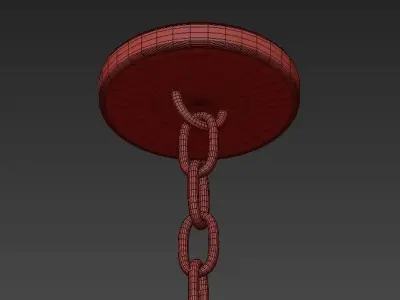 Adelle Rectangular Chandelier 3D model
