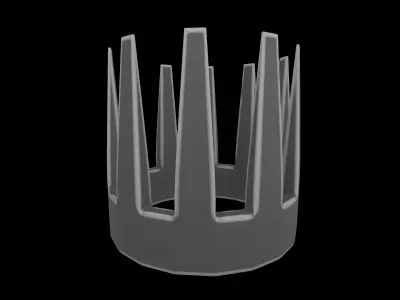 Crown v1 009 Low-poly 3D model