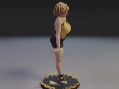 pin-up street dancer 3D print model