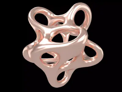 Abstract Shape v41 003 Low-poly 3D model
