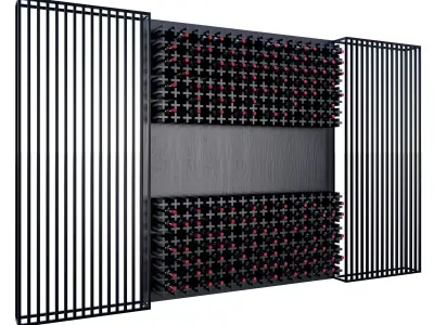 Wine Shelf 7 3D model