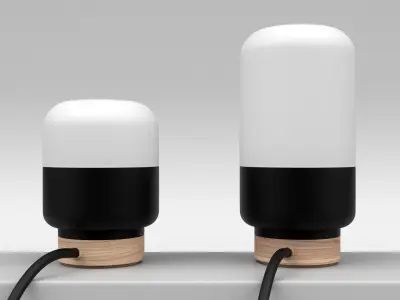 Ohm Pendant and Table Lamp Collection 3D model