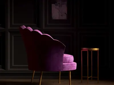 Chair Trapezium 3D model