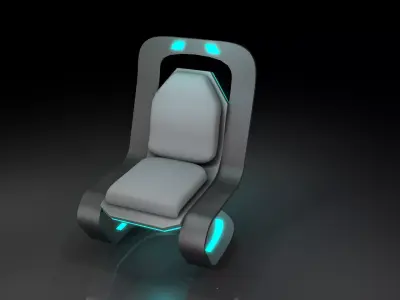 Sci Fi Chair 3D model buy