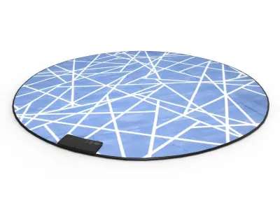 Love Rug Low-poly 3D model