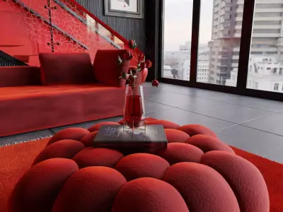 Living Room 3D model 117