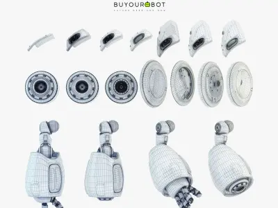 Sprinting drone IV  3D model