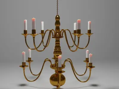 French Lightning 3D model