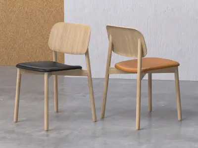 Soft Edge 12 Chair 3D model