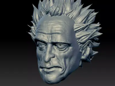 Realistic Cartoon Scientist 3D print model