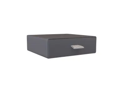Drawer Cardboard Gift Box v1 005 Low-poly 3D model