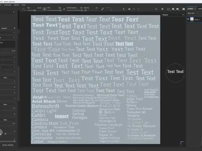 Base Fonts Tool for Substance Painter Texture