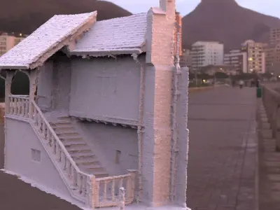 House stair extension 3D model