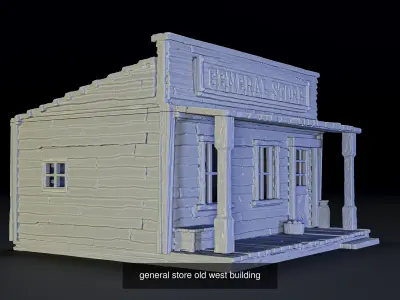 Desert Building 3D Model Pack