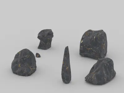 Rocks Low-poly 3D model purchase