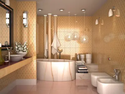 Bathroom Scene 03 3D model