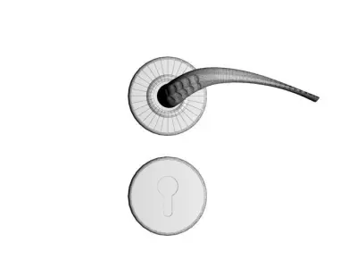 Door Handle 02 3D model