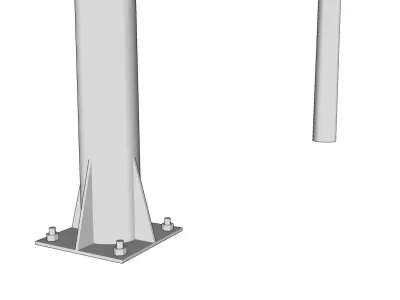 Light Pole - Lamp Post 17 3D model