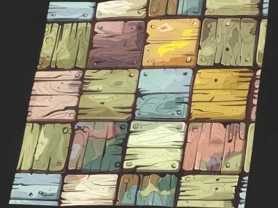 Stylized Wood Seamless Texture  Texture
