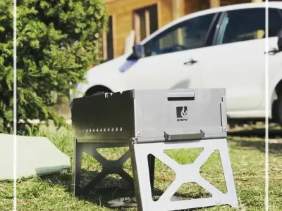 Sheet Metal Plans Drawings Folding Brazier DXF PDF 3D model