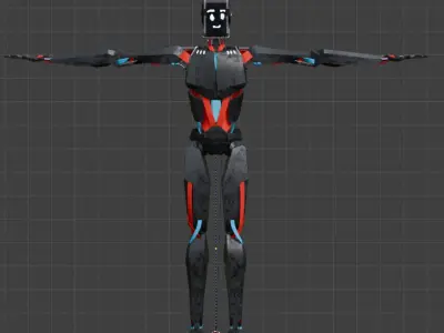 Robot Character 2 3D model