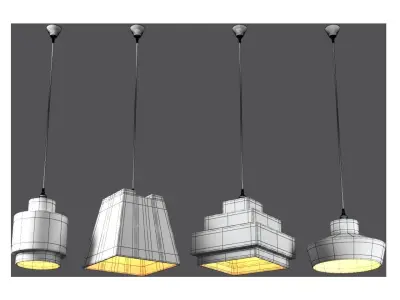 CEILING LAMP LOFT 3D model