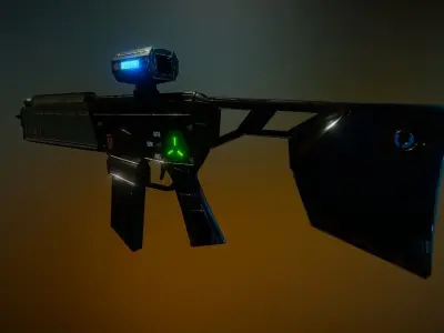 PBR Sci-Fi Game Kit Low-poly 3D model