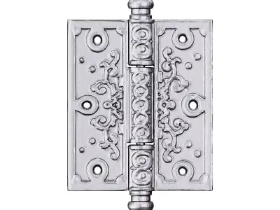 Black Cabinet Hinge 3D model