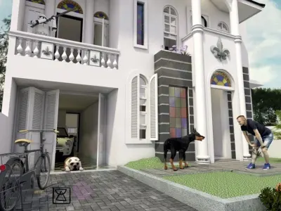 FL Tropical Collonial 3D model