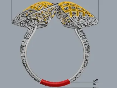  FUSION LIGHT RING COLLECTION-RB01- 3D print model