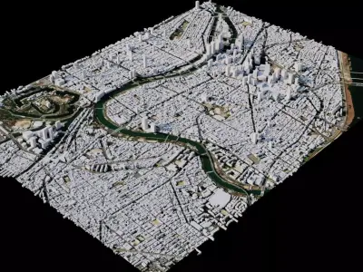 Osaka - Japan 3D model