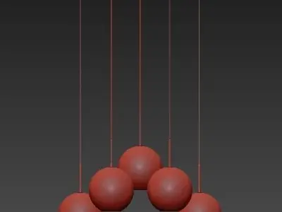 CHANDELIER TANGO 5 LIGHT 3D model