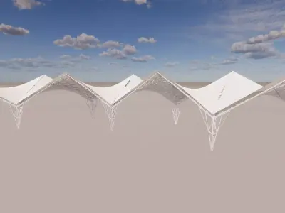 Tensile Structures Collection -A11 3D model