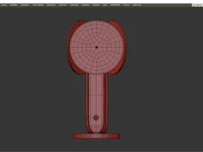 Chupa by light room Low-poly 3D model