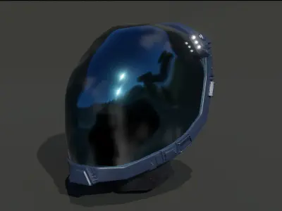 Space Helmet 3D model