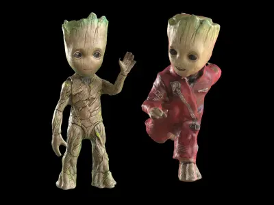 Baby Groot 3D model