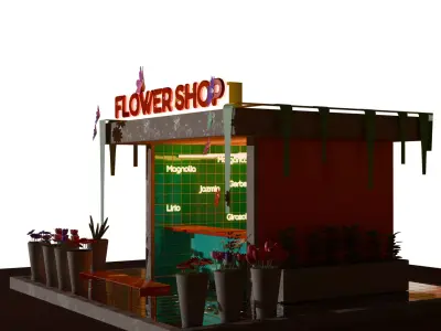 mini market 3D model