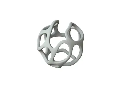 SciFi Cube Object No 36845 Low Poly Shape Texture